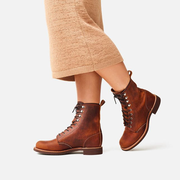Women's Red Wing Silversmith Women's Short Boot in Copper Rough & Tough Leather