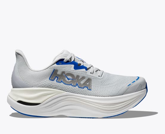 HOKA Men's Skyward X, grey/ silver