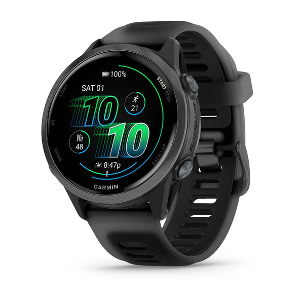 Forerunner® 570 - 42mm
Slate Gray Aluminum with Translucent Black/Black Band