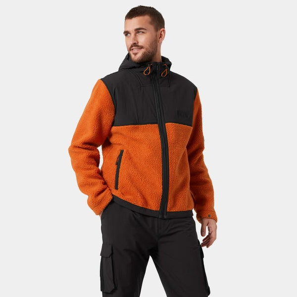 Helly Hansen Men's Patrol Pile fleece jacket, orange