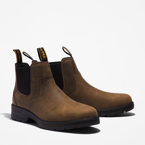 Timberland Men's Nashoba Casual Composite Toe Work Shoe, wide 2E, Turkish Coffee Brown