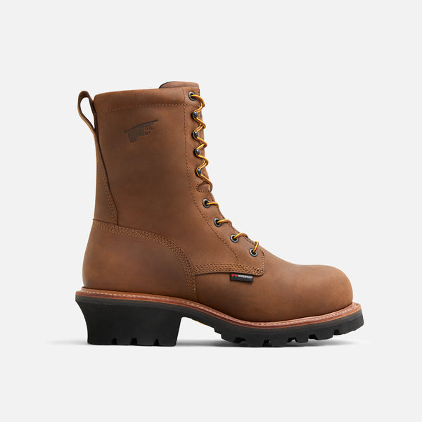 Red Wing LoggerMax
Men's 9-inch Waterproof, Insulated Safety Toe Boot wide 2E, Brown
