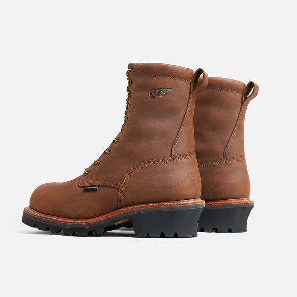 Red Wing LoggerMax
Men's 9-inch Waterproof, Insulated Safety Toe Boot wide 2E, Brown