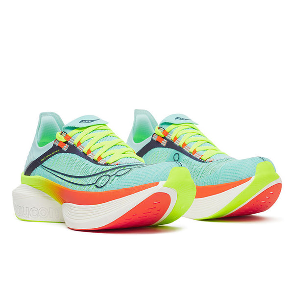 Saucony Men's Endorphin Elite 2 in Splash/ Fire