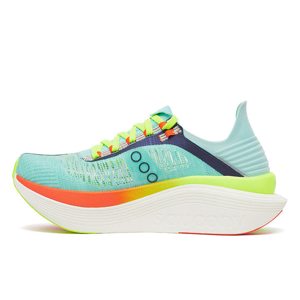 Saucony Men's Endorphin Elite 2 in Splash/ Fire