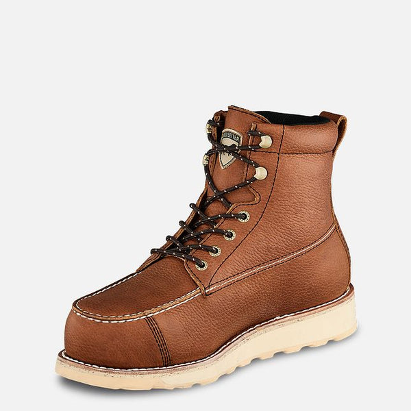 Irish Setter Men's Wingshooter ST wide 2E full grain leather 6-inch boot waterproof safety toe, brown