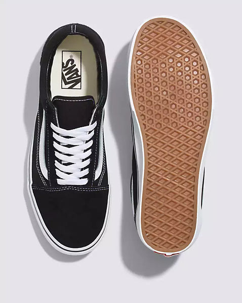 Vans Men's Old Skool canvas shoe, black/ white