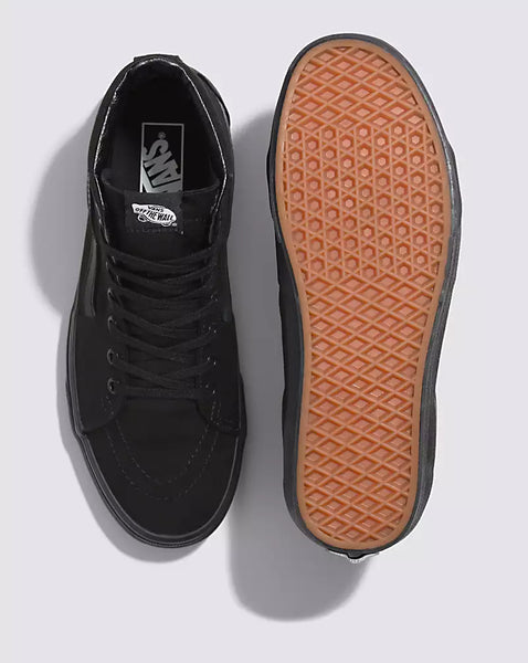 Vans Men's Sk8-Hi canvas shoe, black