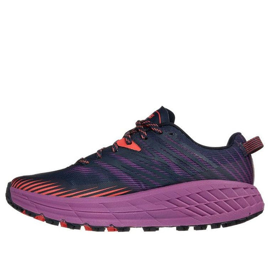 HOKA ONE ONE WOMEN'S SPEEDGOAT 4, Outer Space/ Hot Coral